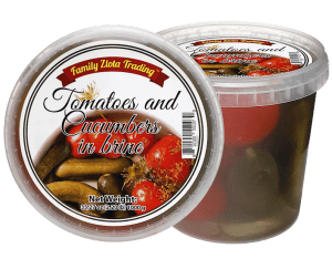 747. Assorted Tomatoes and Cucumbers in Brine